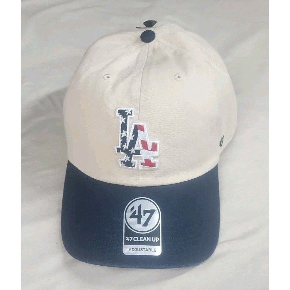 Los Angeles Dodgers '47 Brand Clean Up Adjustable Dad Hat NEW